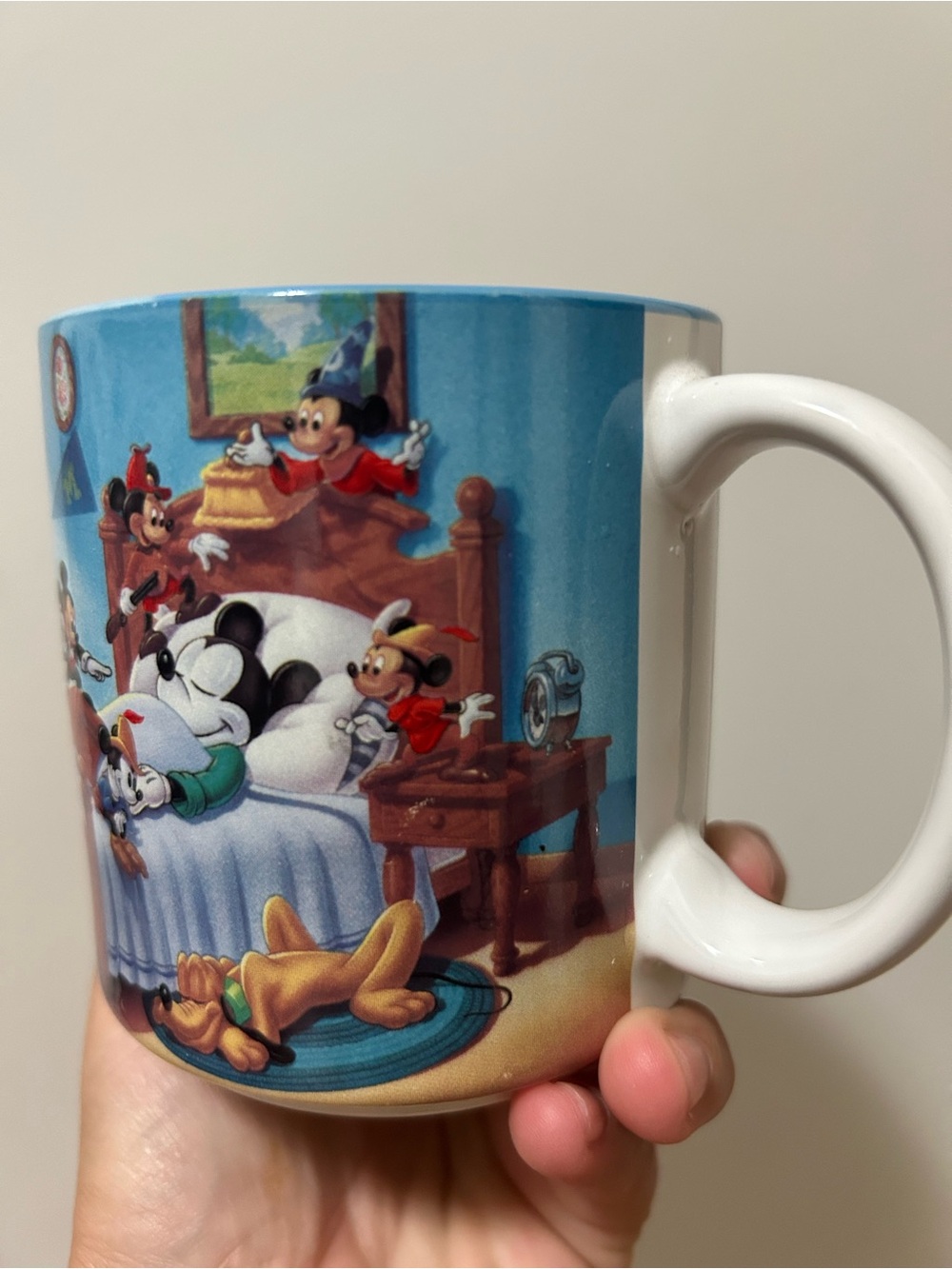 Vintage Mickey Mouse Mug Through The Years Coffee Tea Cup Mug Disney